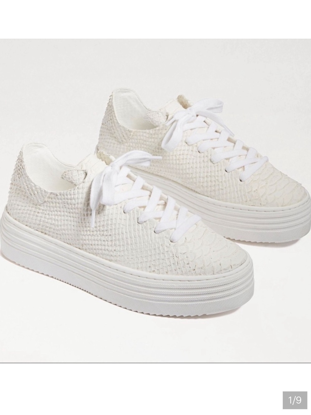 Sam Edelman Pippy platform leather sneakers women’s size 7.5